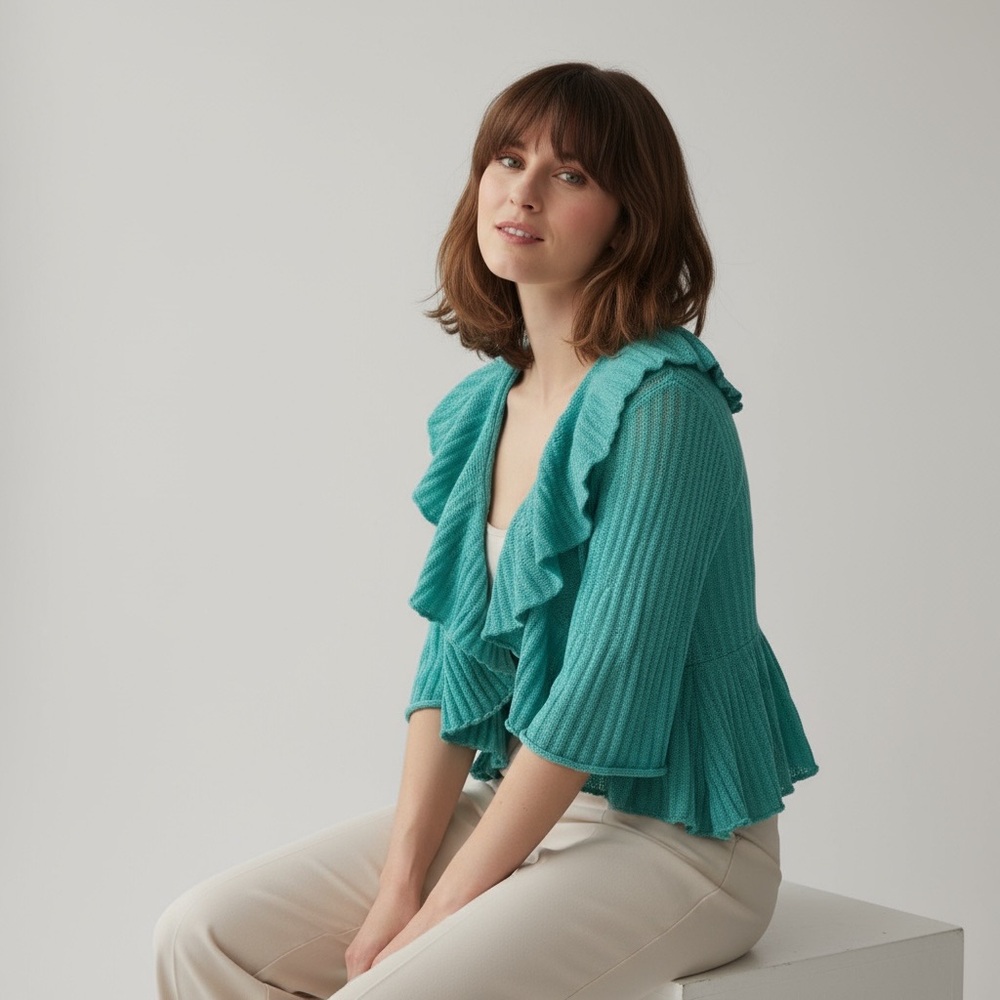 Turquoise Bolero Shrug